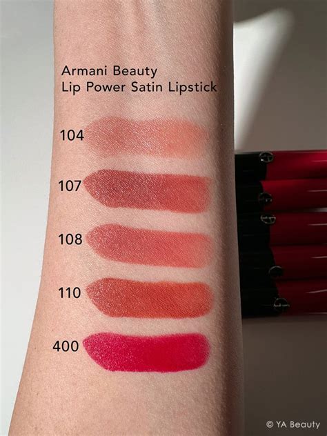 armani lipstick color chart.